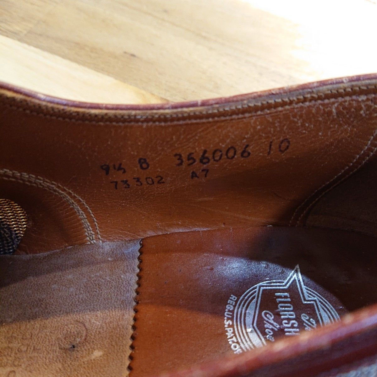 Florsheim フローシャイム コンビ メッシュ 革靴 ビンテージ Florsheim フローシャイム コンビ メッシュ 革靴 ビンテージ