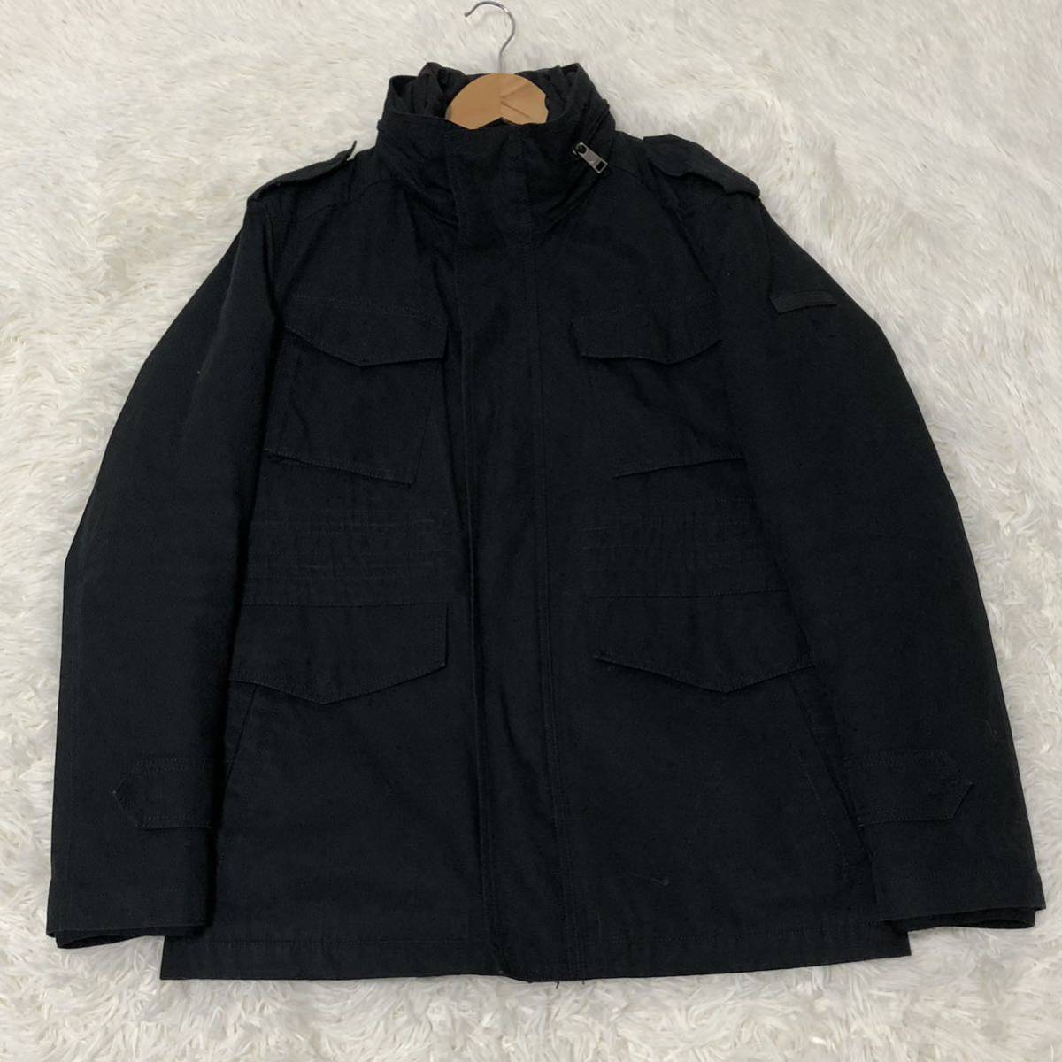 【美品/漢の勝負服】Lサイズ！BLACK LABEL CRESTBRIDGE ダウンライナー付き ジャケット ブルゾン メンズ 黒 ノバチェック キルティング _画像3