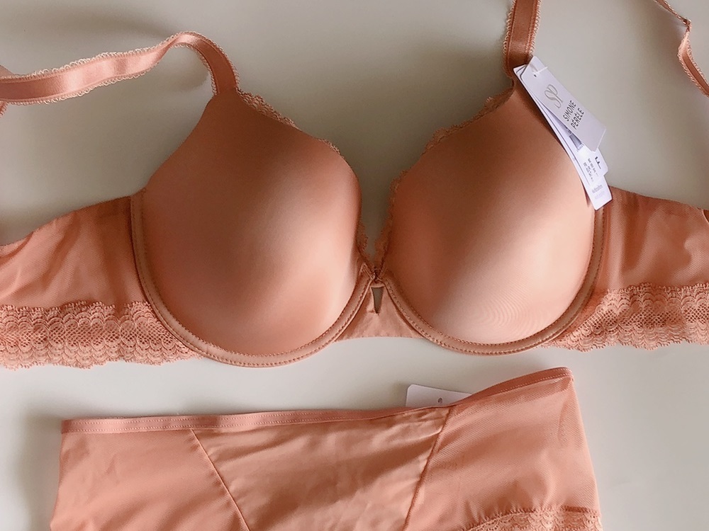 F65+S☆Simone Perele　シモーヌ ペレール　高級海外ランジェリーセット　ピンク