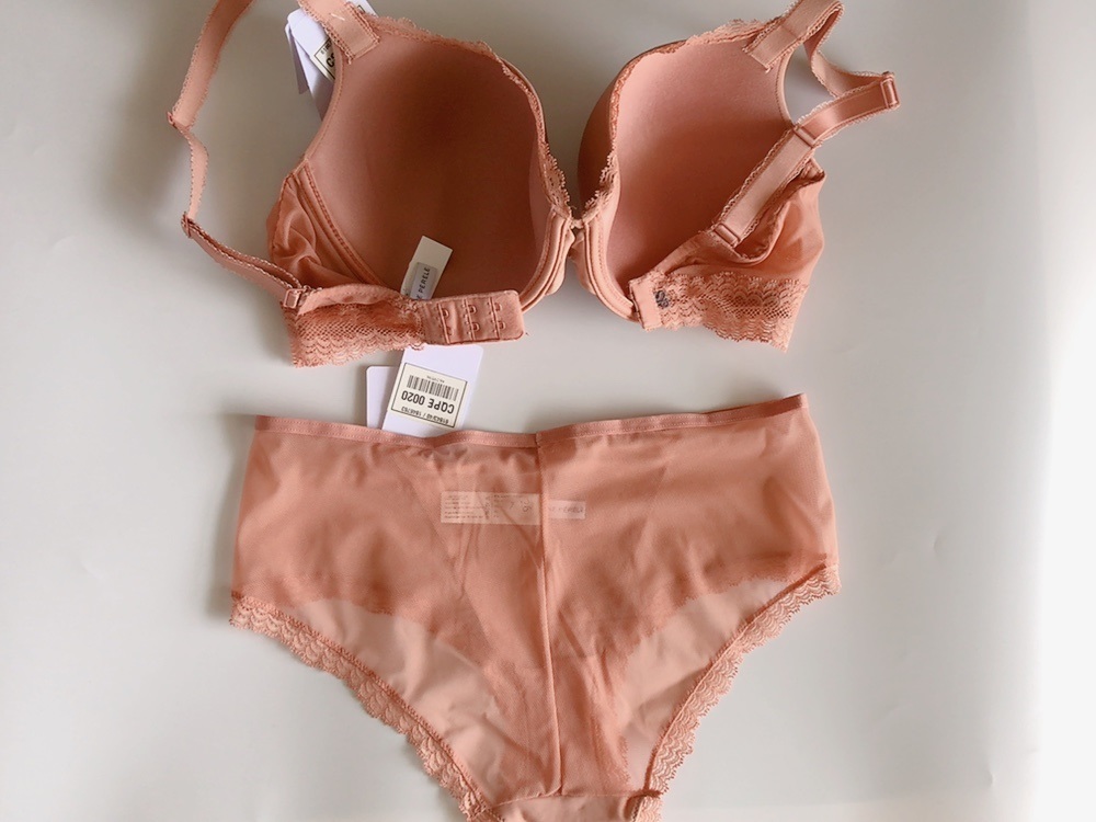 F65+S☆Simone Perele　シモーヌ ペレール　高級海外ランジェリーセット　ピンク