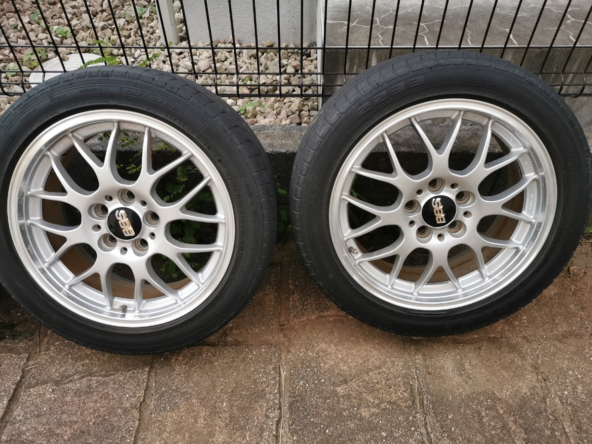 BBS RG710 17インチ 7J 114.3 5穴　オフセット42 4本セット 215/ 50/ZR17 タイヤ付き　_画像2