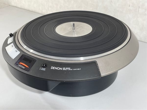 n6513-1 完動品 DENON デノン デンオン DP-6000 ターンテーブル 輸送ネジ/取扱説明書付_画像4