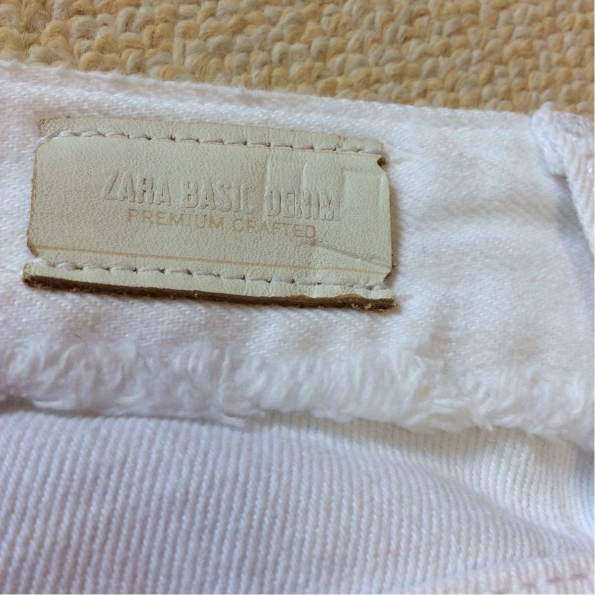 ZARA BASIC Z1975 DENIM ダメージ ジーンズ 綿_画像5