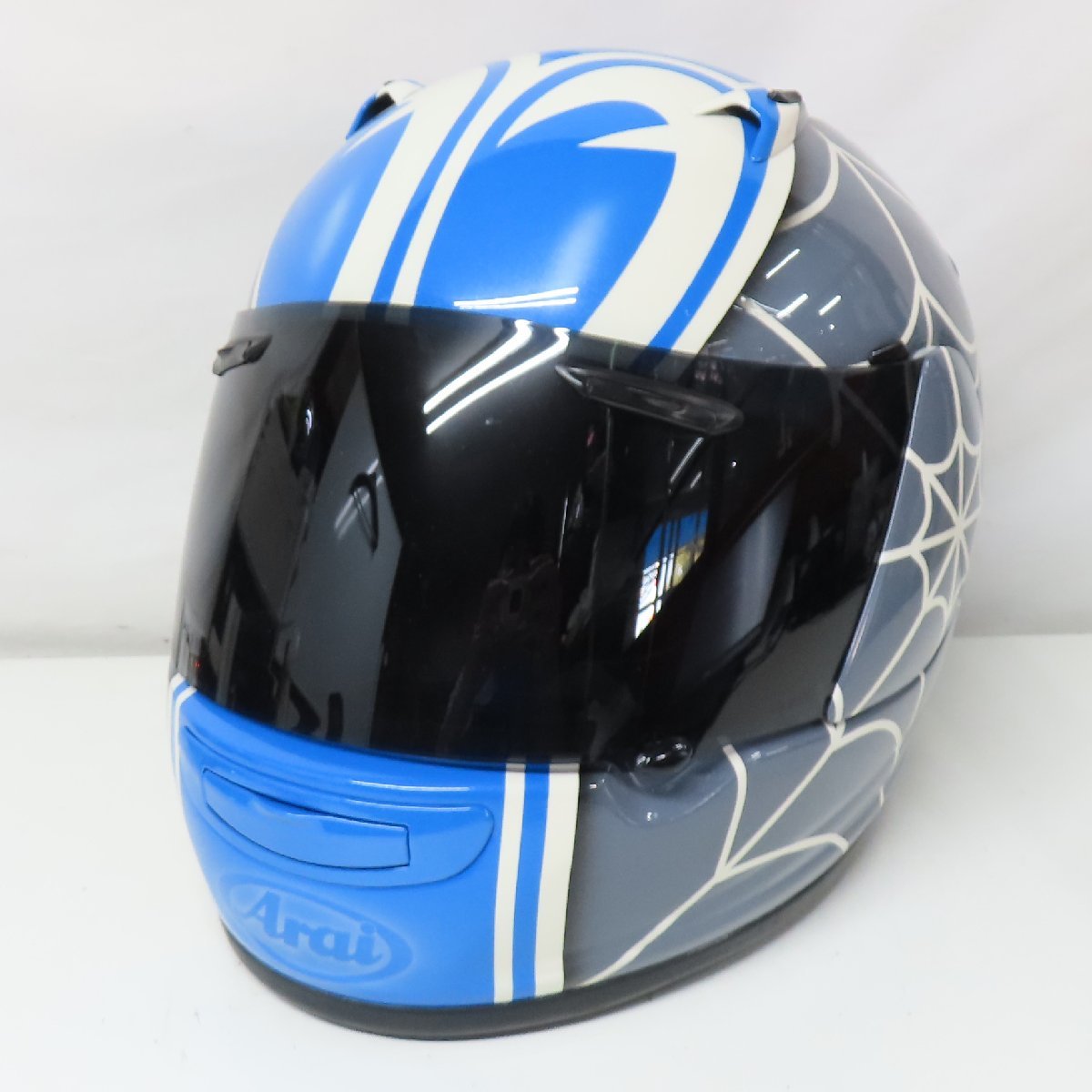 【中古美品】【オリジナルペイント】Arai アライ QUANTUM-J クアンタムJ フルフェイスヘルメット Mサイズ バイク 二輪 オートバイ_画像1