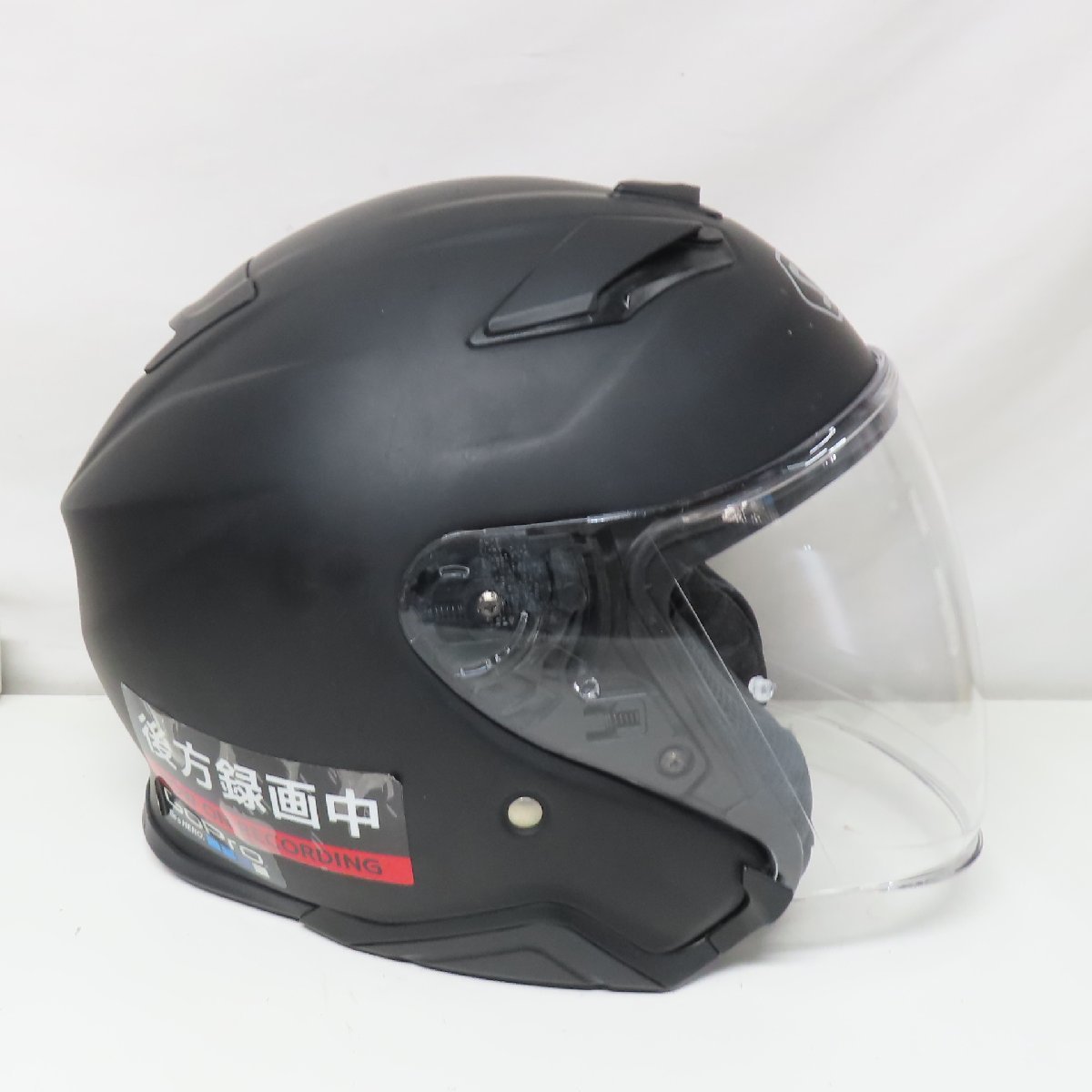 【おまけミラーシールド2枚付】SHOEI ショウエイ J-CRUISE2 Jクルーズ2 ジェットヘルメット Lサイズ マットブラック バイク 二輪 人気_画像5