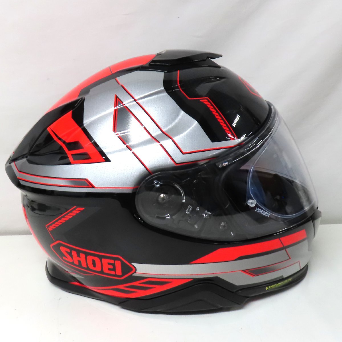 【美品】SHOEI ショウエイ GT-Air2 APERTURE アパーチャー フルフェイスヘルメット Lサイズ バイク 二輪 オートバイ ツーリング バイザー_画像6