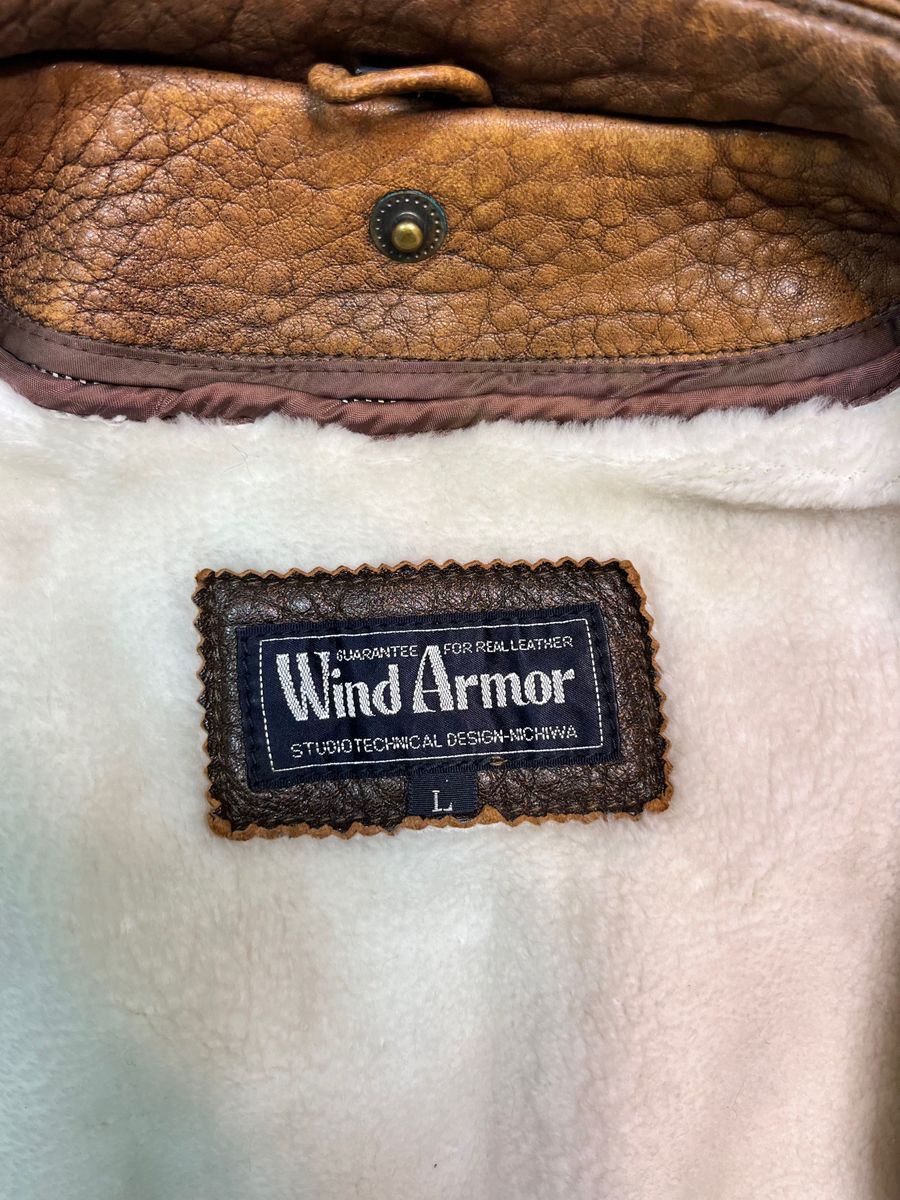 wind armor】ウインドアーマー 羊革フライトジャケット wind armor】ウインドアーマー 羊革フライトジャケット