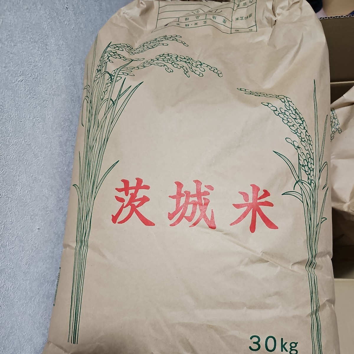 茨城米　つやひめ　玄米　30キロ　　令和4年度米　つや姫_画像1
