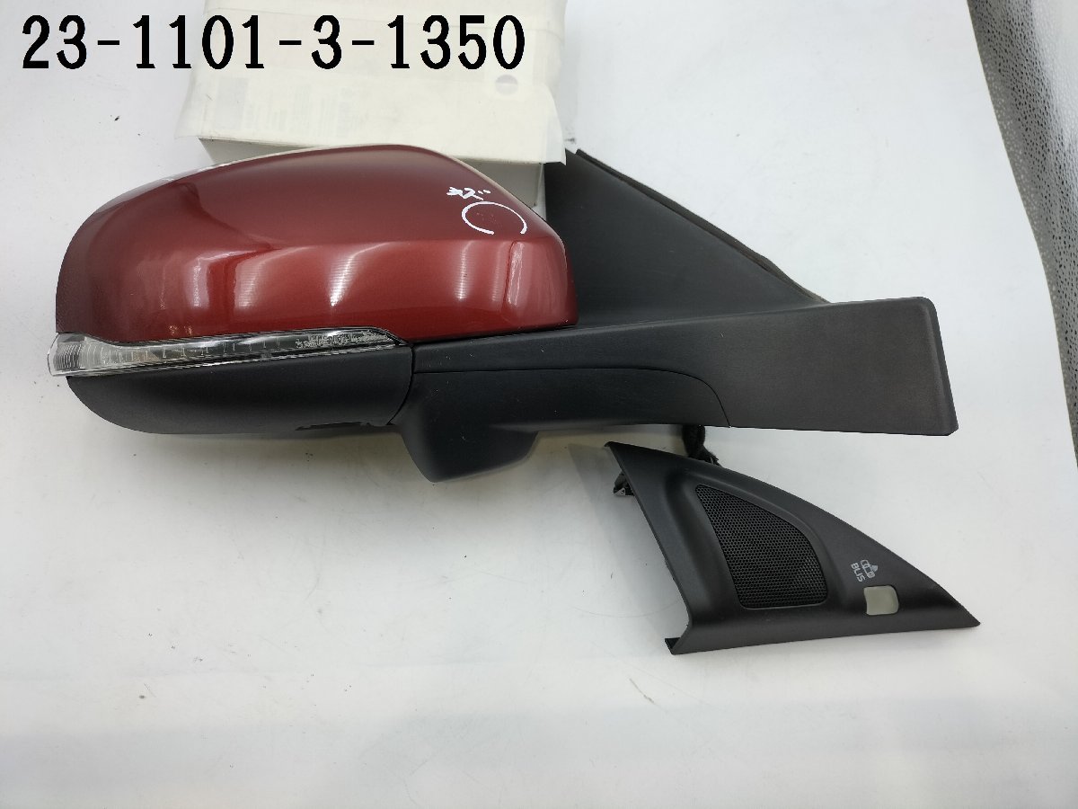 *DBA-BB4164TW Volvo V70 T4 SE latter term Heisei era 25 year original right door mirror side mirror 13 pin 2 pin BLIS attaching 702 flamenco red *