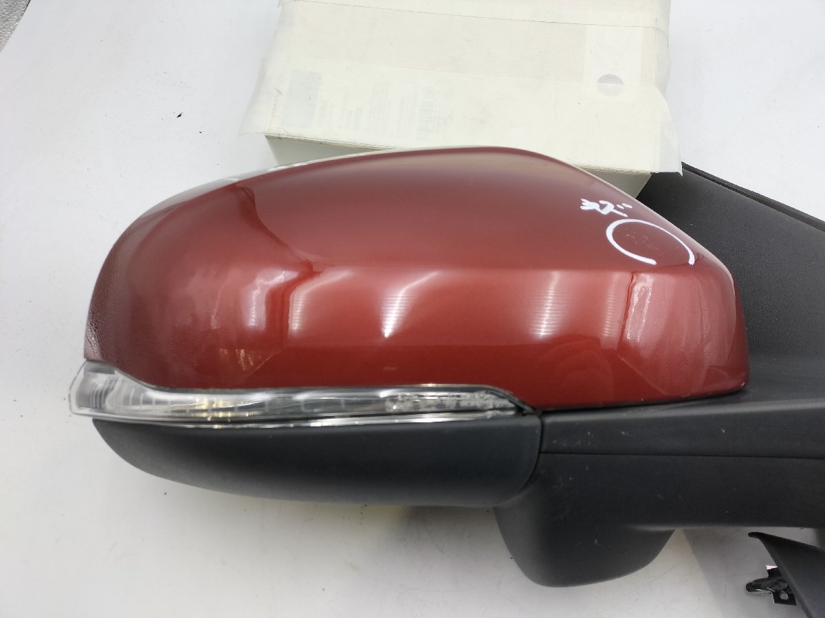 *DBA-BB4164TW Volvo V70 T4 SE latter term Heisei era 25 year original right door mirror side mirror 13 pin 2 pin BLIS attaching 702 flamenco red *