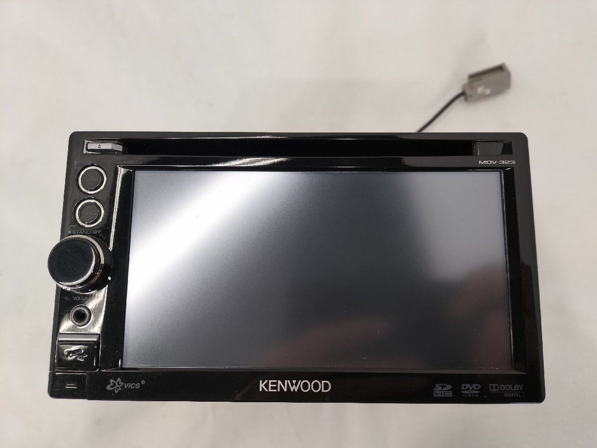 ★社外1 ナビ　Kenwood ケンウッド　MDV-323　地図データ 2010年　ワンセグ DVD CD SD　取説付き★_画像8