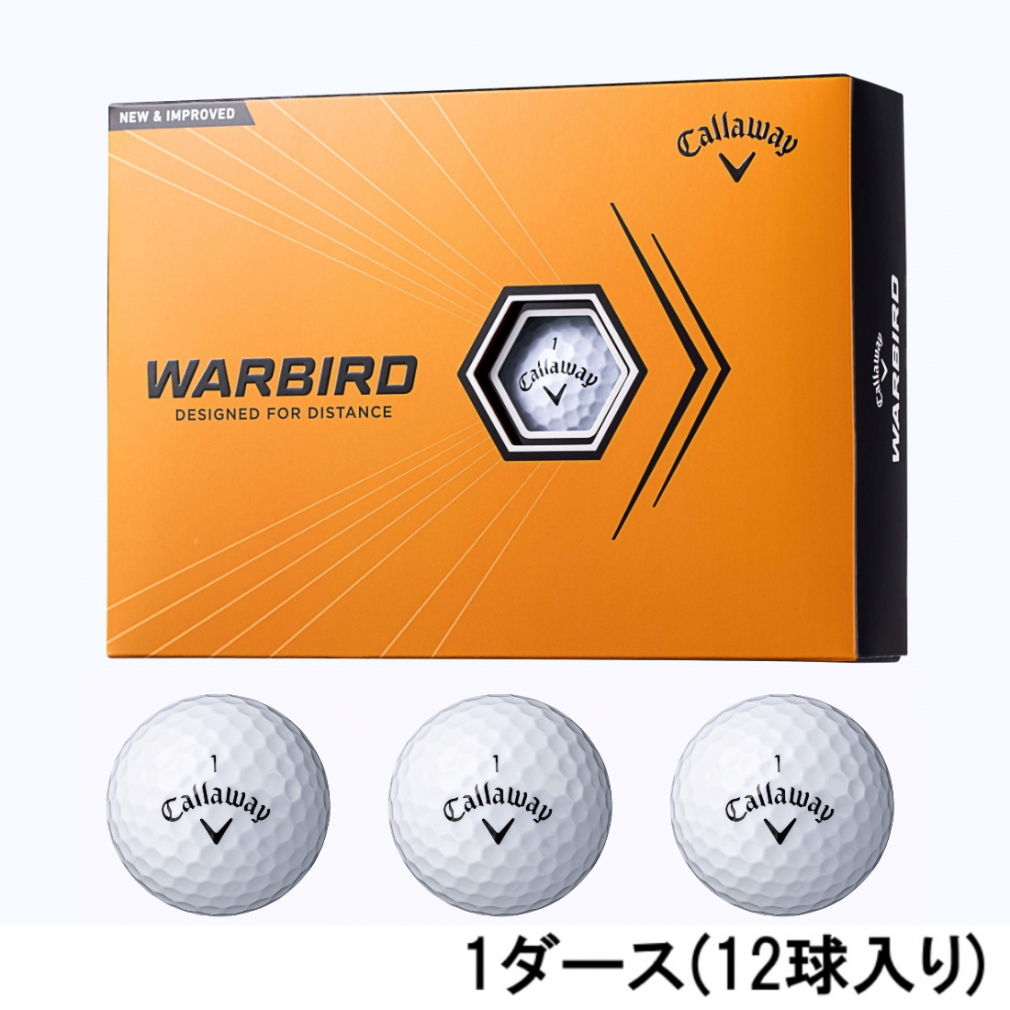 キャロウェイ ウォーバード WARBIRD 23 12B PK JV 1ダース(12球入) ゴルフ 公認球 Callaway_画像1