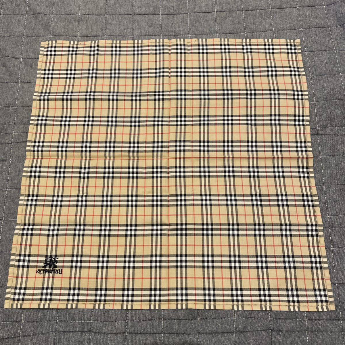 新品未使用品 Burberry バーバリー ノバチェック ハンカチ 3枚セット_画像5