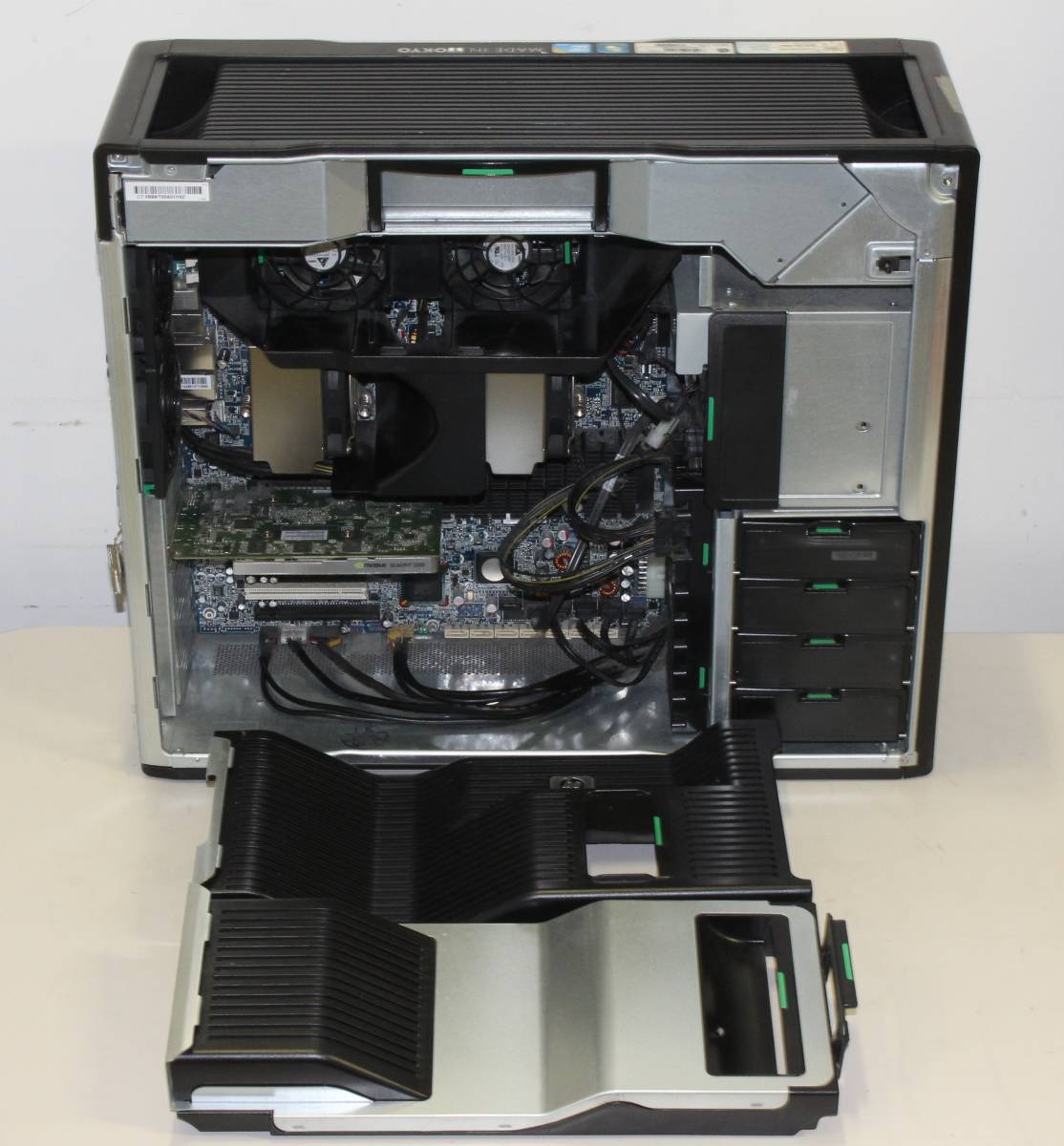 ★★Z800 Workstation Xeon CPU E5607 @ 2.27GHz X 2コア 12GB 500GB DVD±RW Quadro 2000★_画像8