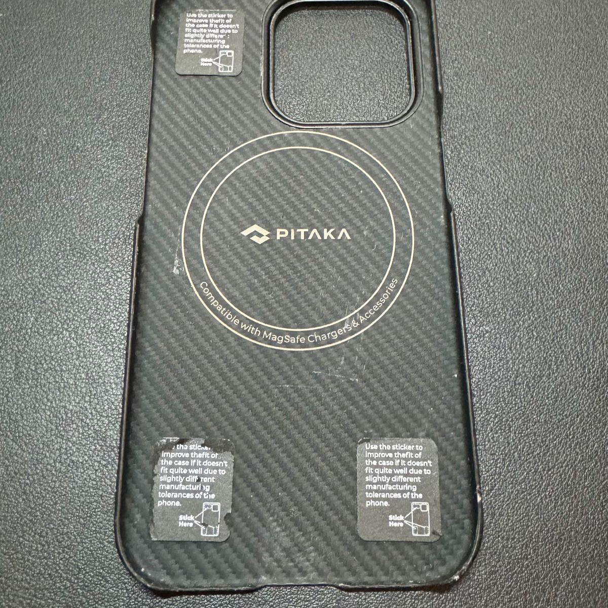 「PITAKA」 iPhone14 Pro ケース MagEZ Case 3 600Dアラミド繊維製