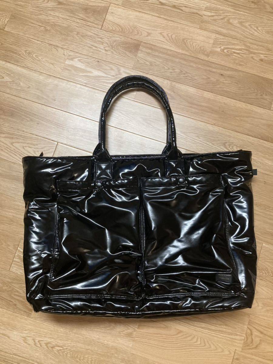 PARKING GINZA 限定 HEAD PORTER × FRAGMENT “MIRAGE” TOTE BAG XL-BLACK 藤原ヒロシ RAMIDUS