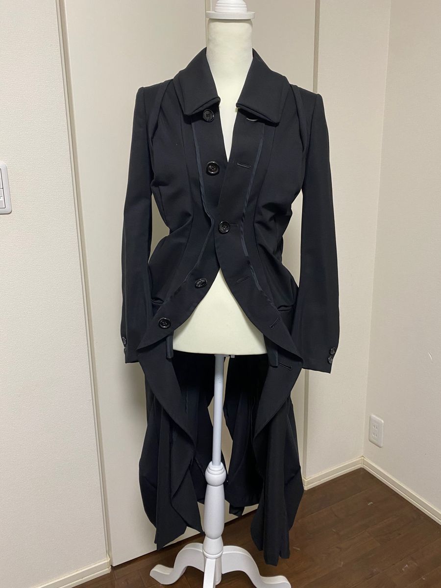 ロングコート美品ジュンヤワタナベコムデギャルソン希少変形 ロングコート美品ジュンヤワタナベコムデギャルソン希少変形