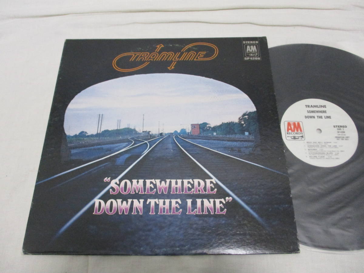 Tramline - Somewhere Down The Line A&M US プロモ LP 1968年 初回プレス 白レーベル Blues Rock_画像1