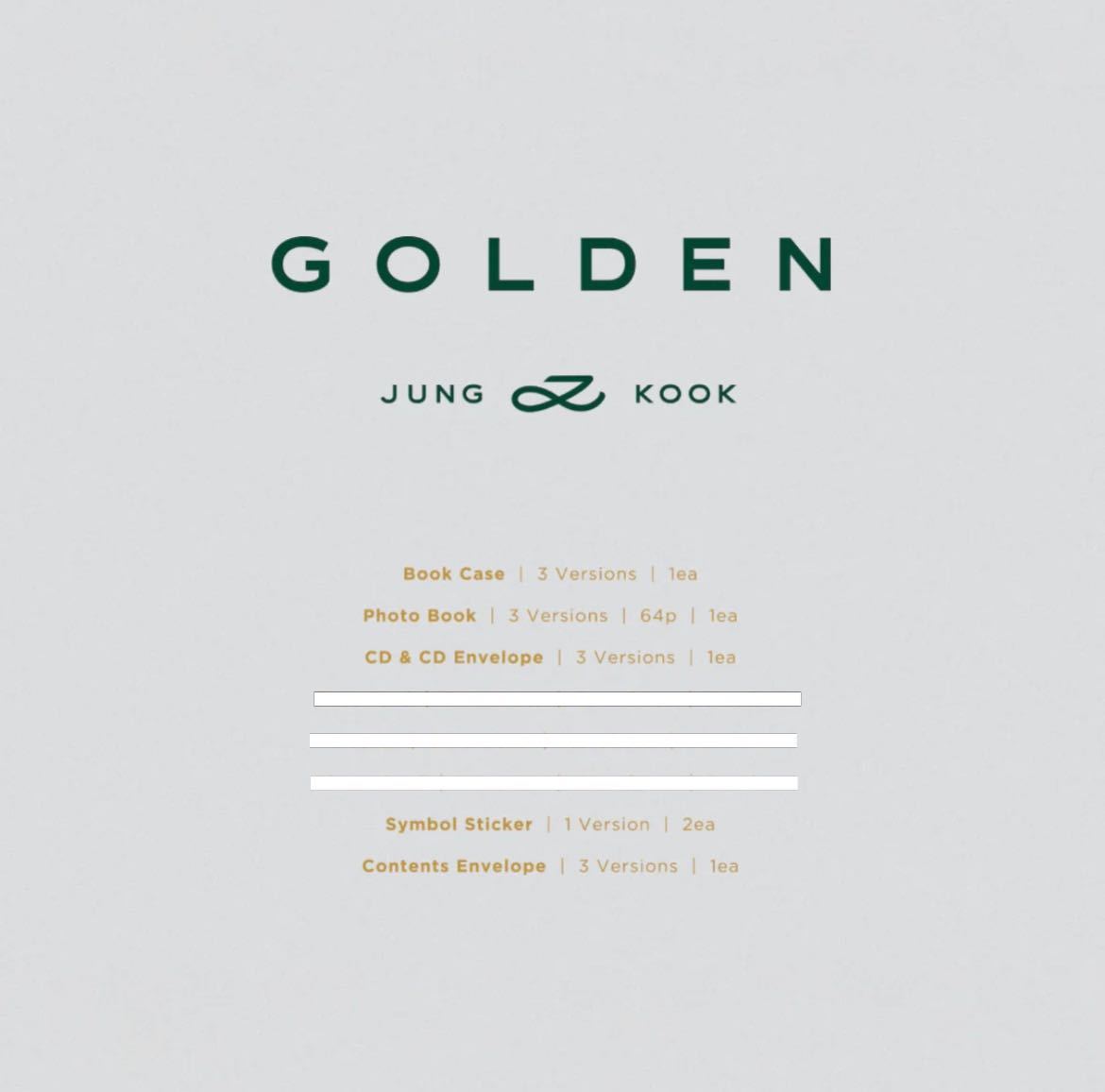 【 SUBSTANCE ver. 】BTS JUNGKOOK ジョングク GOLDEN アルバム ランダム・QRなし JUNG KOOK_画像2