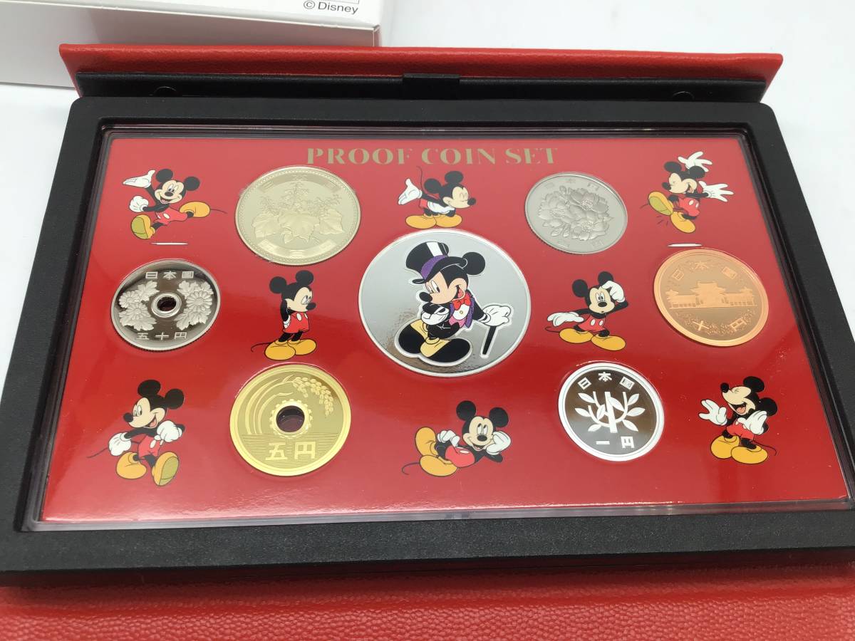 #6796　ミッキーマウス2003プルーフ貨幣セット 銀メダル入り 平成15年 完品極美品 75周年 ディズニー_画像4