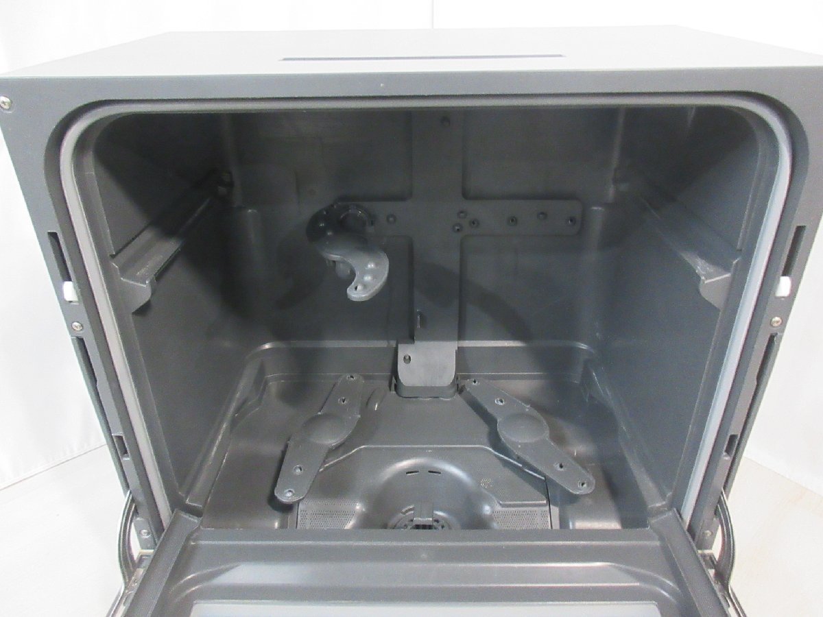 3761 中古品 激安！Panasonic 食器洗い乾燥機 ナノイーＸ 高温除菌 食洗器 エコナビ 卓上 前開きドア 幅55㎝ NP-TZ100-S_画像5