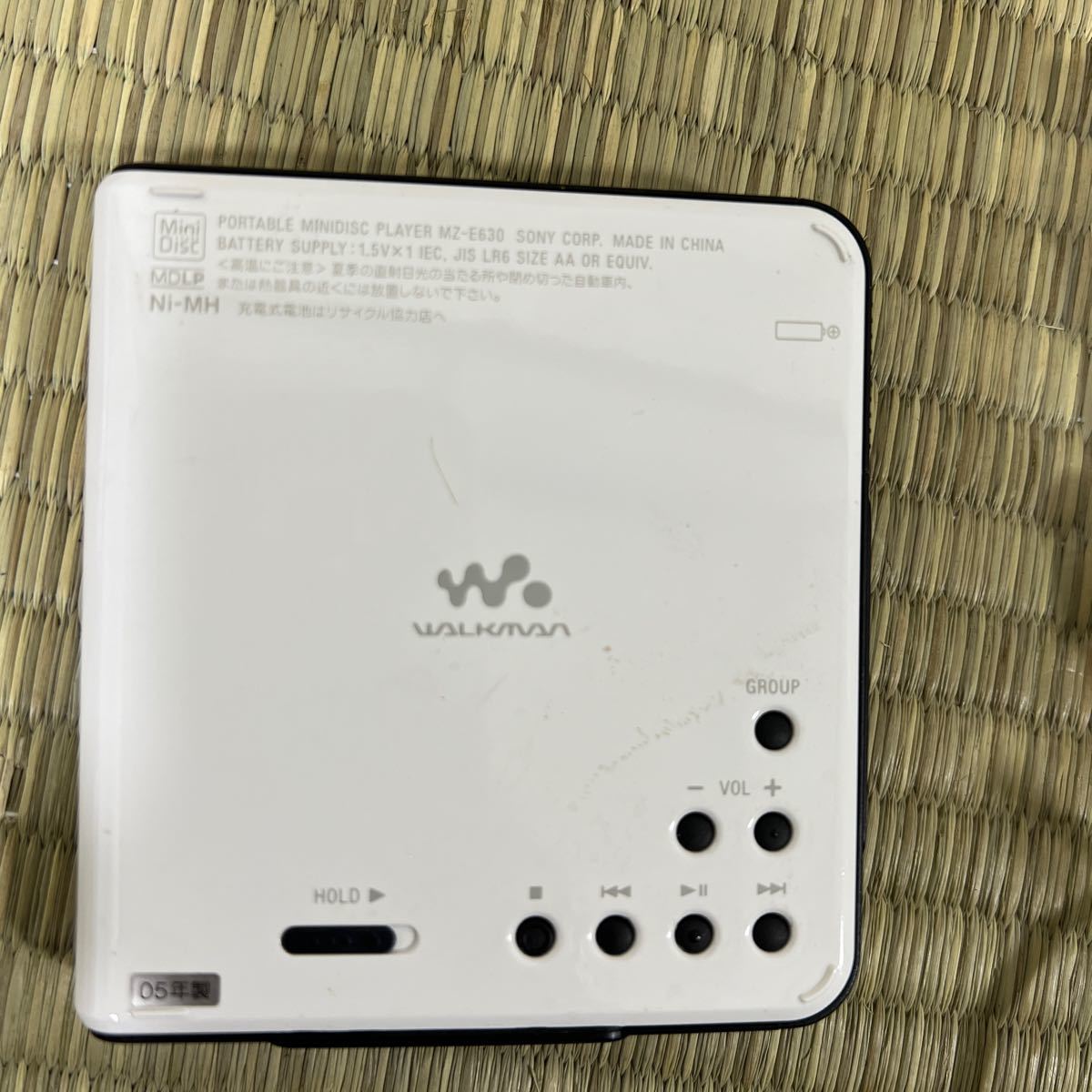 SONY WALKMAN ソニー ウォークマン MD (MZ-N910+MZ-E630) + PANASONIC SJ-MR100 3点セット_画像4