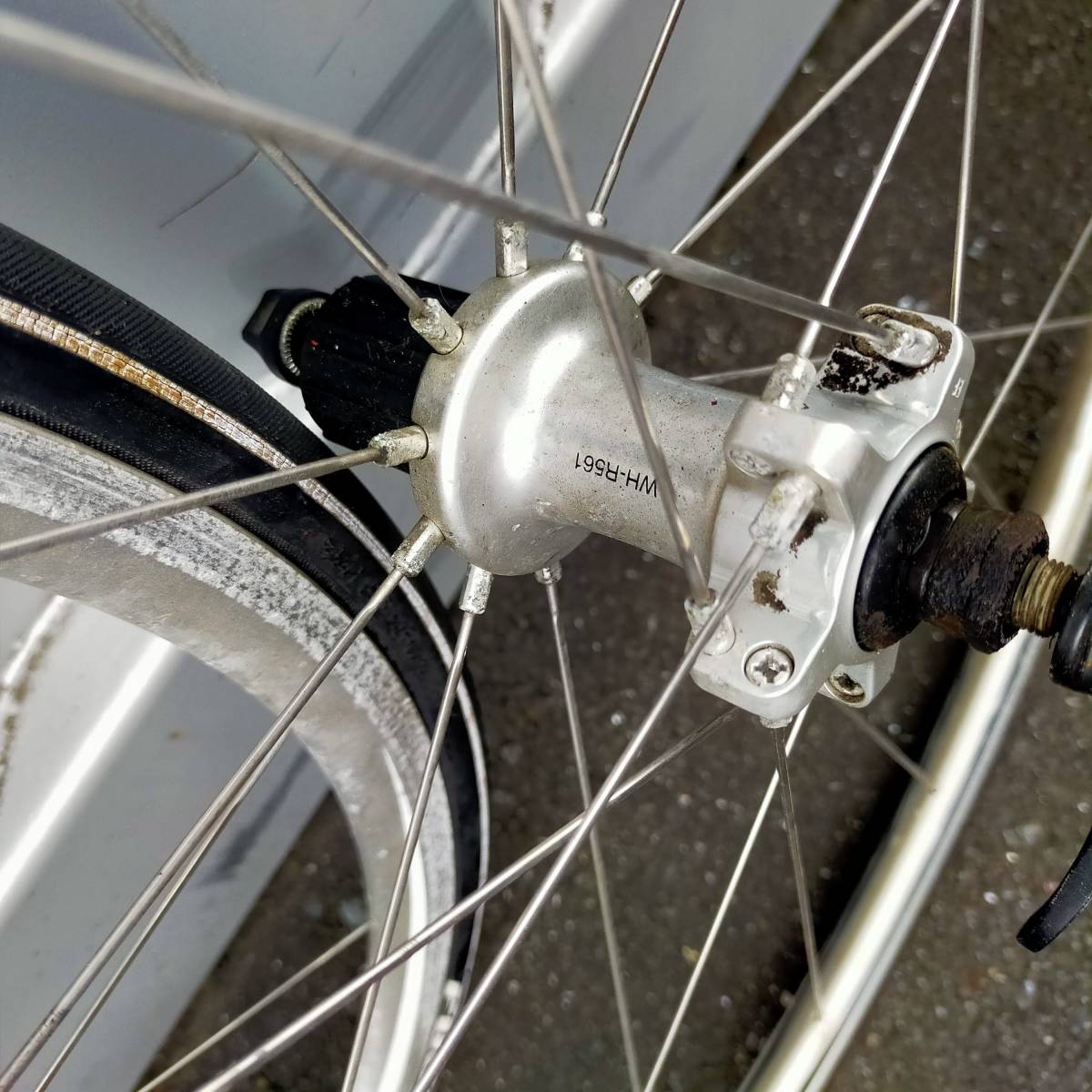 SHIMANO シマノ WH-R561 ALEXRIMS アレックスリム AT450 セット(27