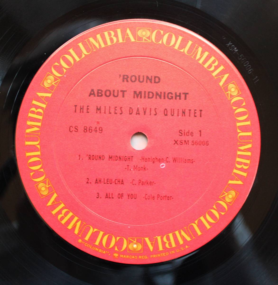 Miles Davis - 'Round About Midnight / US盤 Columbia CS 8649_画像3