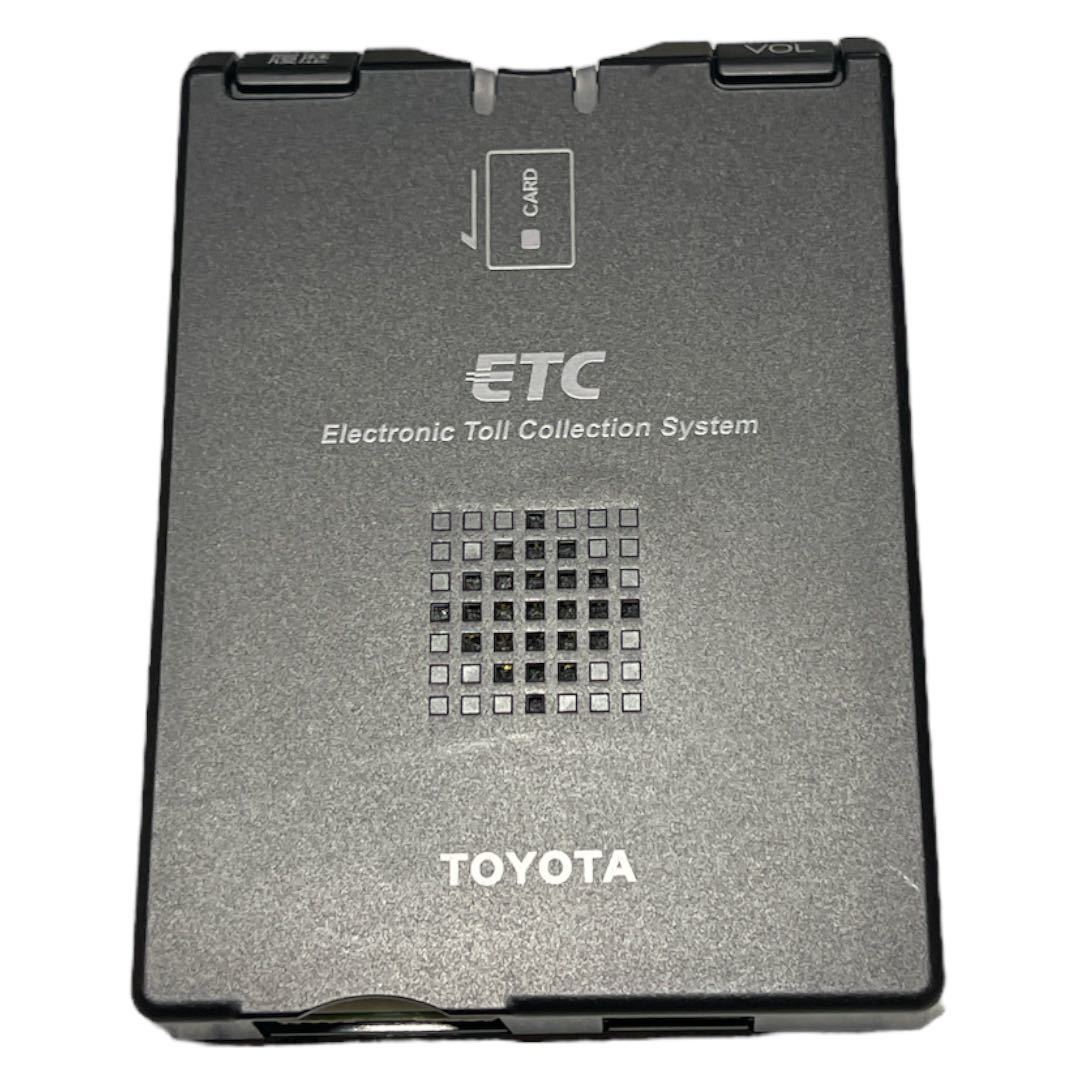 普通車外し　トヨタ純正 ETC ETC車載器 アンテナ分離型 音声案内有り 08686-00151 管151_画像1