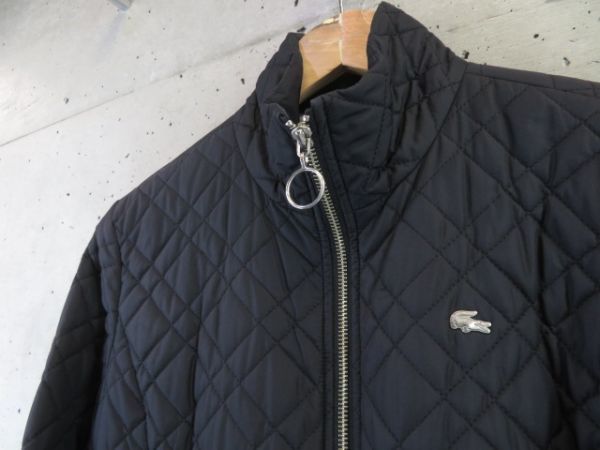 6121c7◆良品です◆LACOSTE ラコステ 中綿キルティングジャケット 38/コート/ポロシャツ/ブルゾン/レディース/女性/婦人　_画像2