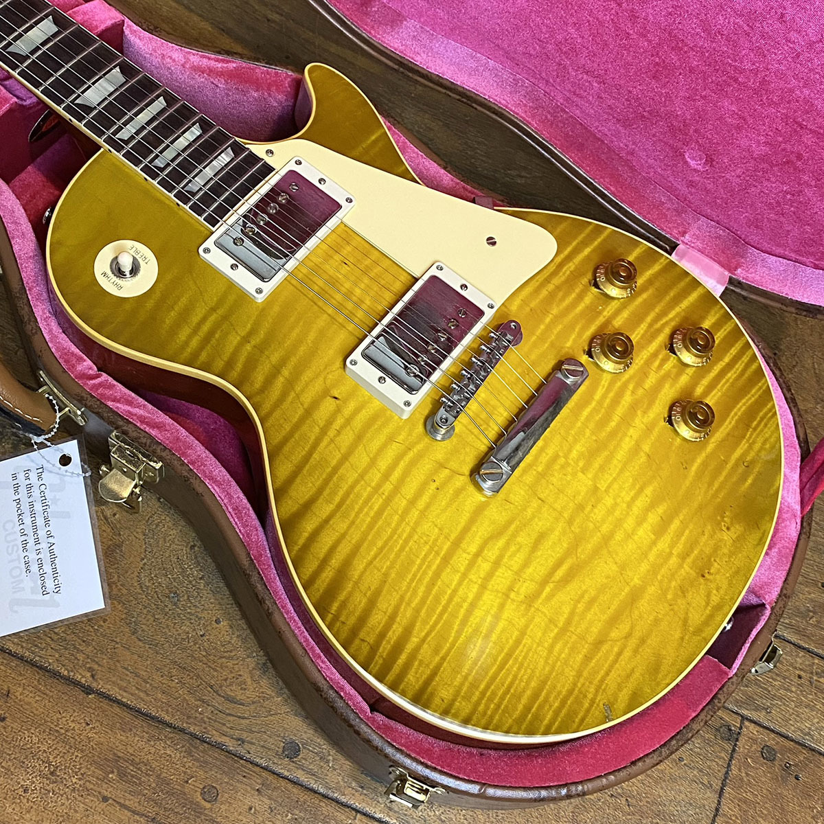 Gibson Custom Shop Japan Limited Murphy Lab 1959 Les Paul Standard Light Aged Green Lemon Fade