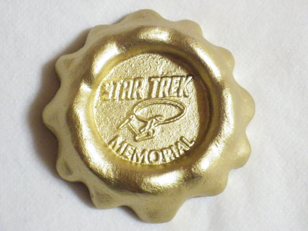 絶版 非売品 正規品STAR TREK スタートレック アッシュトレイ 灰皿 ペーパーウェイト エンタープライズ NCC-1701_画像2