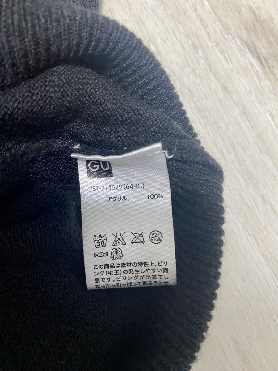 即購入OK】GU カシミヤタッチVネックセーター Vネックチュニック 即購入OK】GU カシミヤタッチVネックセーター Vネックチュニック