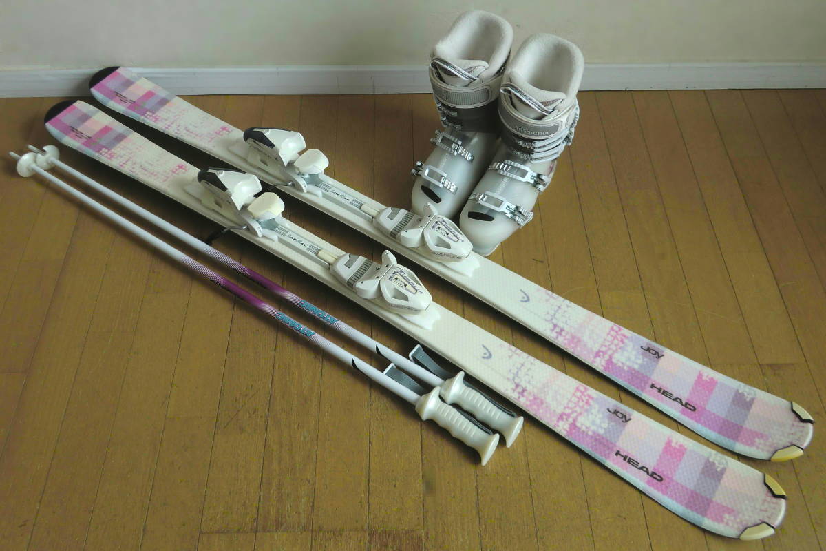 □□送料無料□即決□HEAD+ROSSIGNOL□女性用カービングスキー4 □□送料無料□即決□HEAD+ROSSIGNOL□女性用カービングスキー4