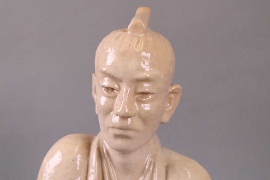 Yahoo!オークション - 萩焼 吉田松陰像 高47cm 細密細工 古美術 Yahoo!オークション - 萩焼 吉田松陰像 高47cm 細密細工 古美術