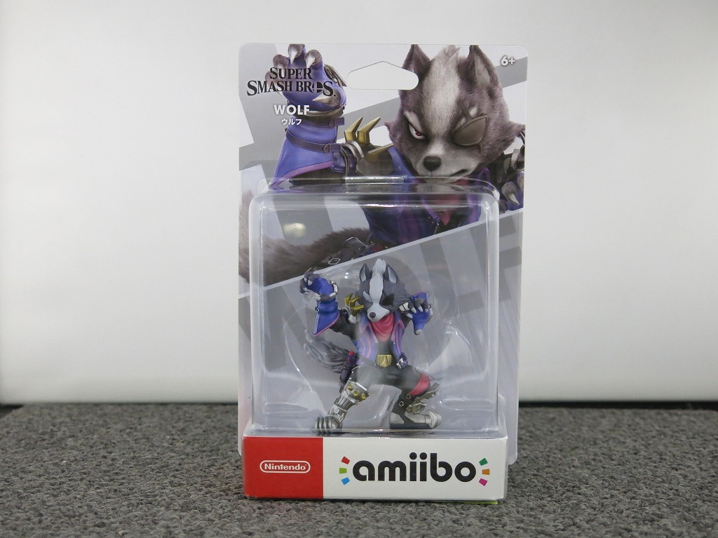 【未使用】 ニンテンドー Nintendo 【未使用・未開封】 amiibo ウルフ 大乱闘スマッシュブラザーズシリーズ NVL-C-AACV_画像1