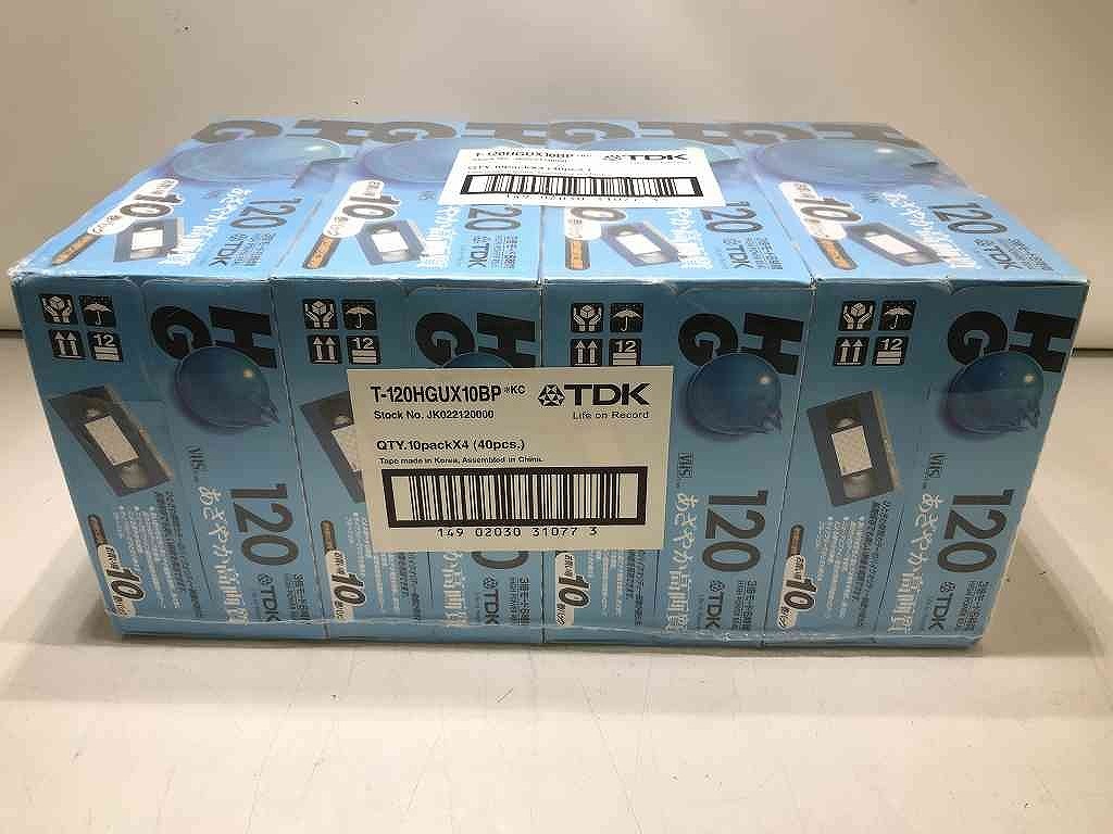 期間限定セール 【未使用】 ティーディーケー TDK 録画用VHSビデオテープ 5箱セット T-120HGUX10_画像1