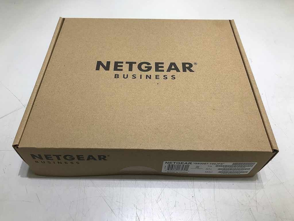 【未使用】 ネットギア NETGEAR ギガ8ポート L2 スマートスイッチ GS308T-100JPS_画像1