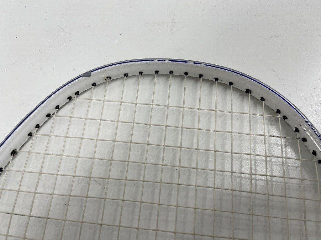 ヨネックス YONEX 【並品】バトミントンラケット 4U 5 ホワイト ブルー NANORAY450LIGHT_画像4