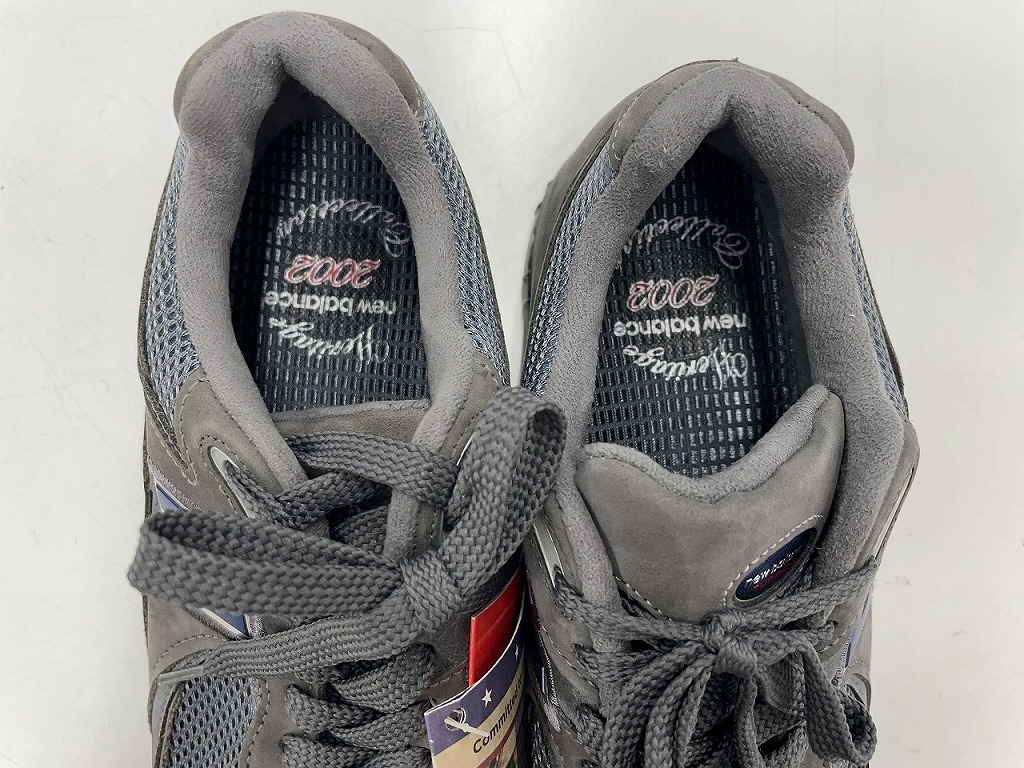 【1円スタート】 ニューバランス new balance 【未使用品 劣化あり】2002 USA 26.0ｃｍ コレクション品 グレー MR2002CU_画像3