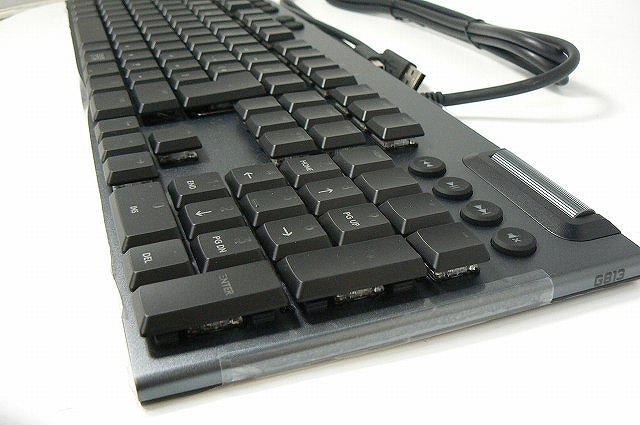 ロジクール Logicool G813 ゲーミングキーボード バックライト クリッキー RGBメカニカル G813-CK_画像3