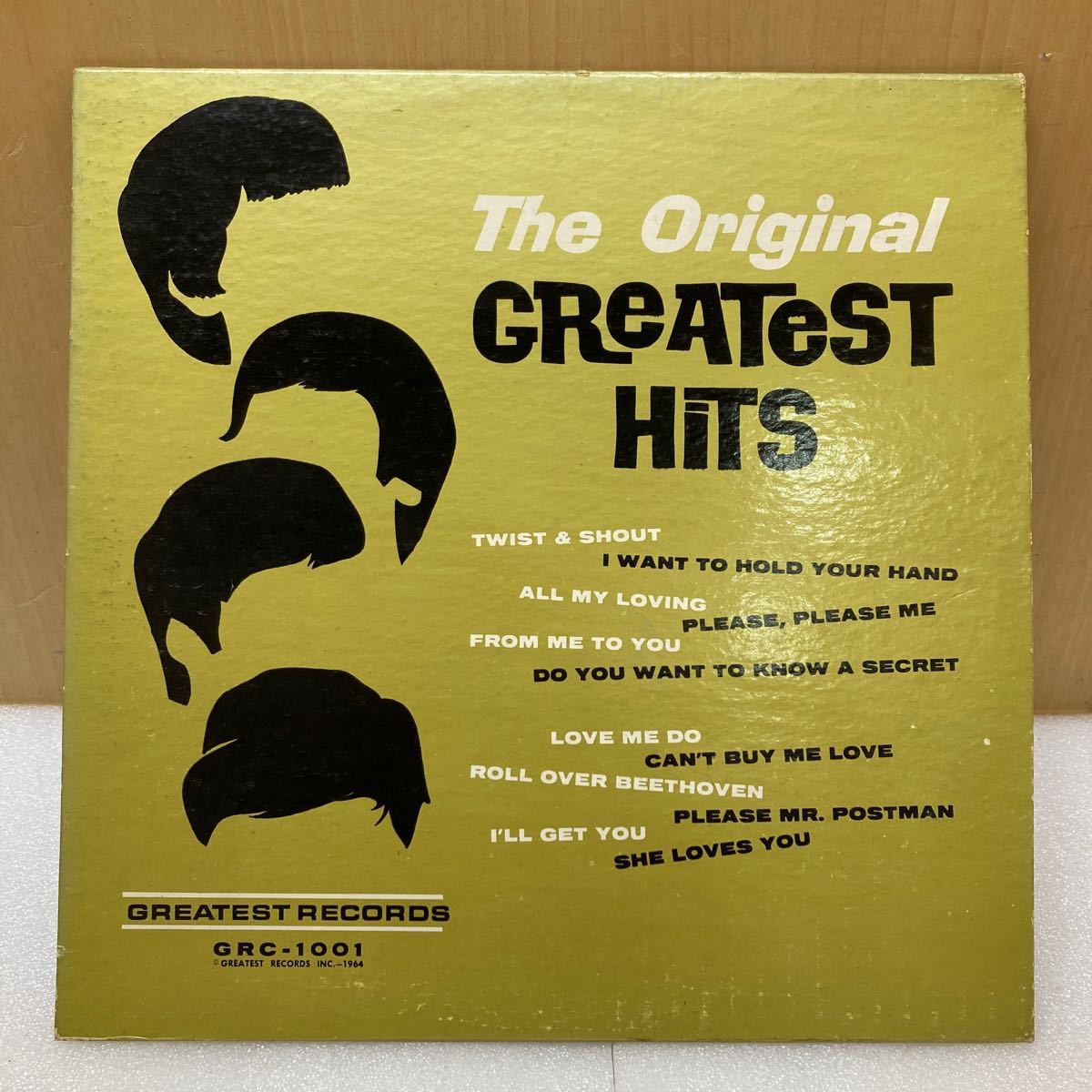 YK8076 LP同梱可　The Beatles「The Original Greatest Hits」LP（12インチ）/Greatest Records(GRC-1001)/洋楽ロック現状品_画像1