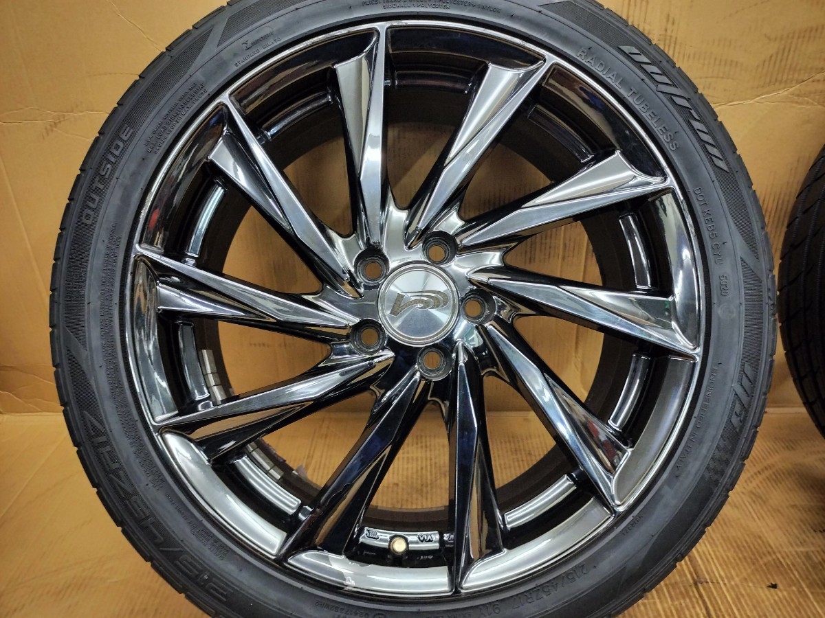 RAYS VERSUS TIMONE 17インチ 6,5J +48 5H PCD100 ☆215/45R17 ベルサス バリ溝 17×6,5J 5穴 メッキ★プリウス インプレッサ 86 BRZ等_画像4