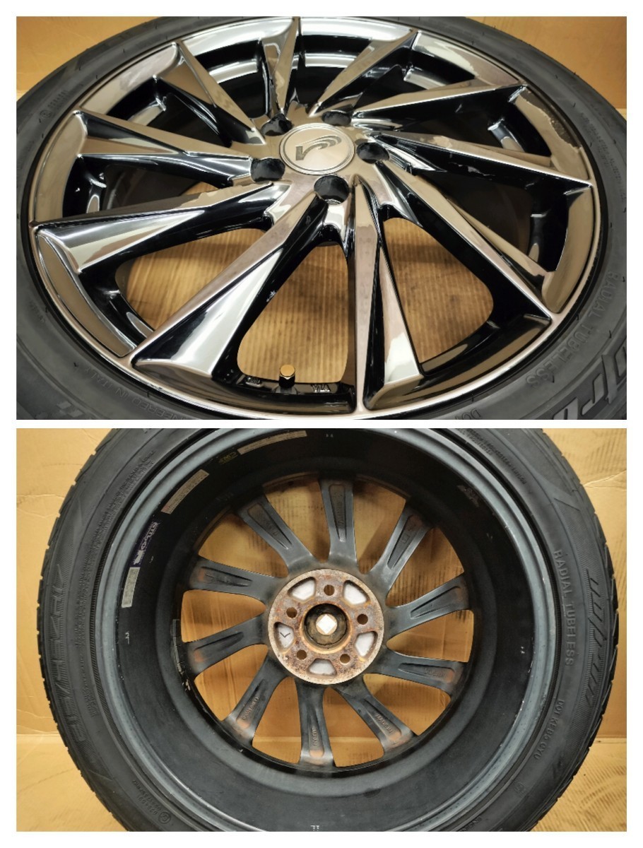 RAYS VERSUS TIMONE 17インチ 6,5J +48 5H PCD100 ☆215/45R17 ベルサス バリ溝 17×6,5J 5穴 メッキ★プリウス インプレッサ 86 BRZ等_画像6