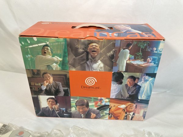 【中古品】Dreamcast ドリームキャスト 本体 HKT-3000 湯川専務版 オレンジ箱 通電動作確認済み　箱取説内袋付き 1FA1-Ｔ100-11HA012_画像8