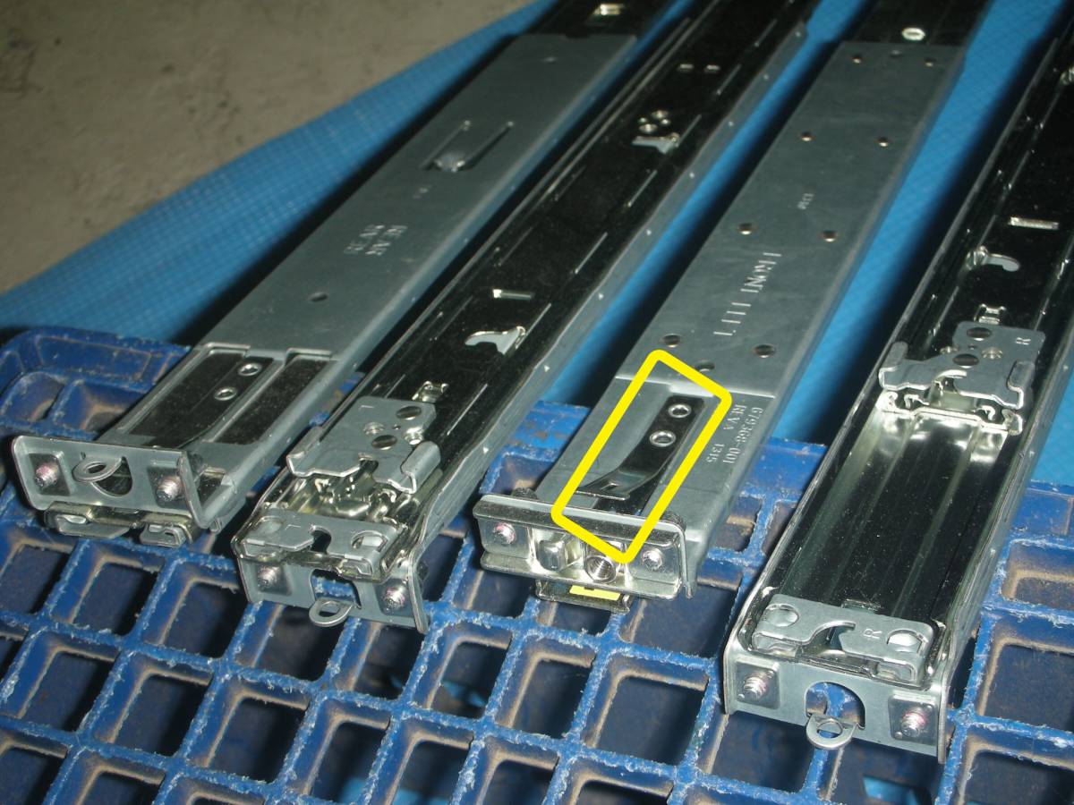 ☆DL360e/p Gen8用！ラックマウントレールキット！hp Rack Mount Rails！[P/N:679368-001]！(#F5-214)「100サイズ」☆ _画像4