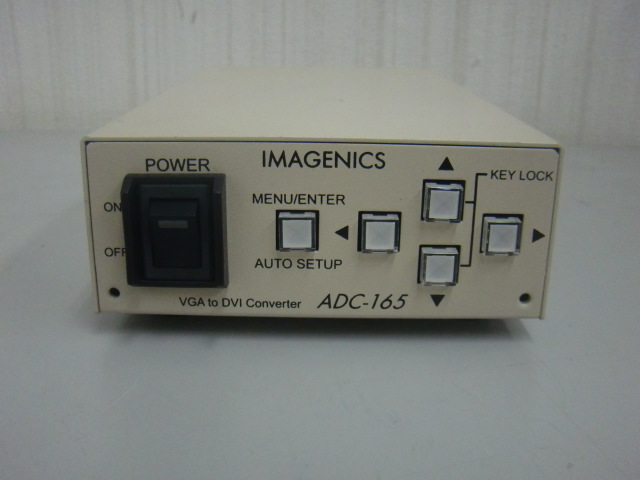 ☆2台セット！IMAGENICS VGA to DVI CONVERTER ADC-165！(MID-2221)「60サイズ」☆_画像2