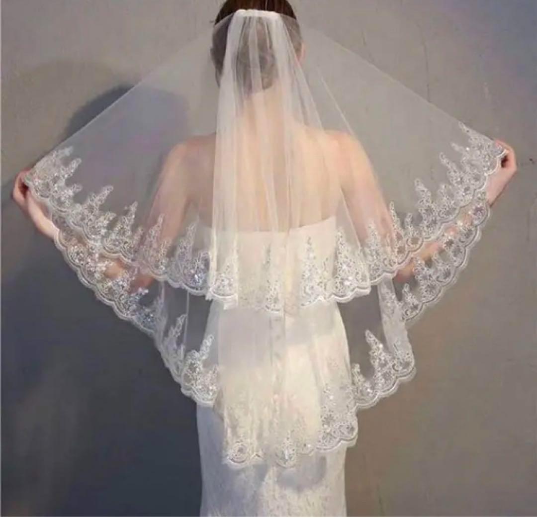  new goods free shipping brilliant beautiful wedding veil two. arm cover 150cm embroidery 
