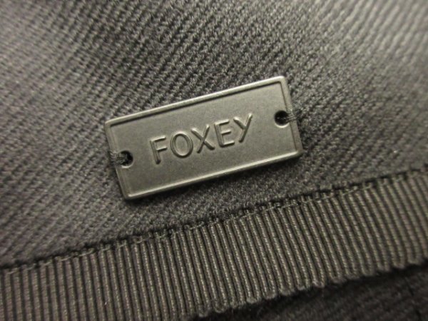 22年 フォクシー FOXEY ★定価￥89100（税込）★ロゴプレート付　ウール　キルティング　スカート　クロスリリー　サイズ42★ 43043_画像7