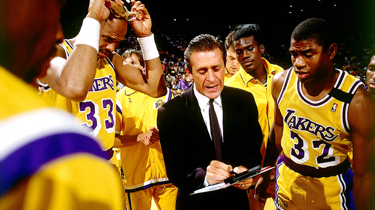  Magic Johnson with autograph The Forum basketball coat piece LA Ray The Cars Magic Johnson Lakers NBA